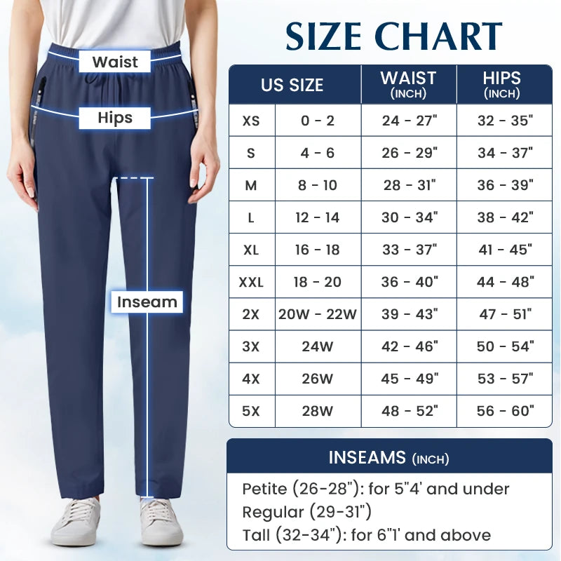 Aprilcharm - Women's Ultra Soft Stretch Perfect Drape Casual Pants