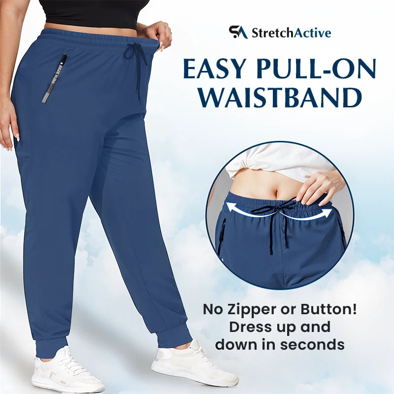 Aprilcharm - Women's Ultra Soft Stretch Perfect Drape Casual Pants