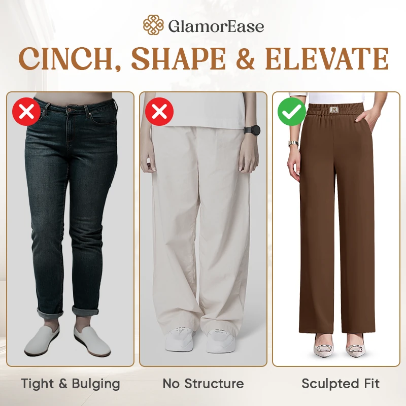 Aprilcharm - Perfect Drape High Rise Pull-On Stretch Pants