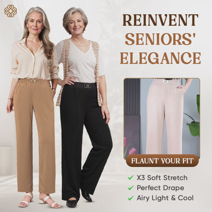 Aprilcharm - Perfect Drape High Rise Pull-On Stretch Pants
