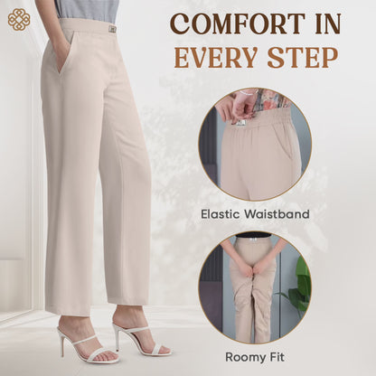 Aprilcharm - Perfect Drape High Rise Pull-On Stretch Pants